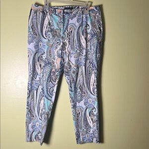 Tommy Hilfiger size 12 Paisley Print Pants